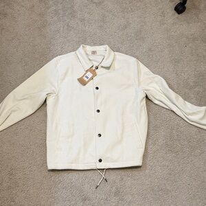 Faherty Men's Off-White Shirt Jacket